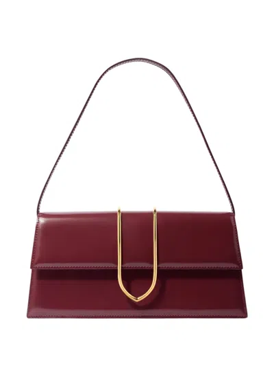 Jacquemus Le Bambino Shoulder Bag In Burgundy