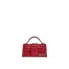 Jacquemus 'le Grand Bambino' Red Handbag With Logo Lettering On The Front In Red