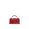 Jacquemus 'le Grand Bambino' Red Handbag With Logo Lettering On The Front