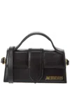 Jacquemus Le Bambino Small Leather Shoulder Bag In Black
