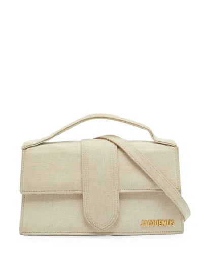 Pre-owned Jacquemus Le Bambino Top Handle Bag In Neutrals