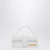 Jacquemus Leather Le Grand Bambino Shoulder Bag In White