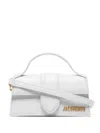Jacquemus Le Grand Bambino Leather Shoulder Bag In White