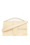 Jacquemus Le Grand Bambino Bag In Ivory Leather In White