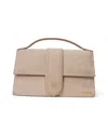 Jacquemus Le Bambinou In Beige Suede In Neutral