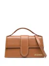 Jacquemus Long Rectangular Shoulder Bag With Adjustable Strap In Brown