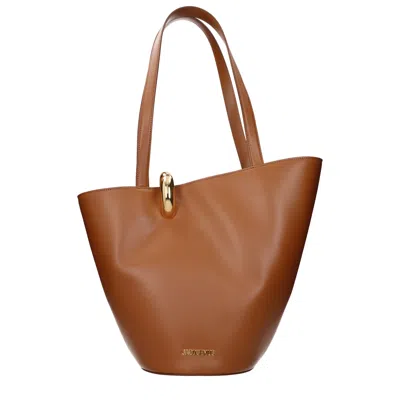 Jacquemus Shoulder Bags Le Bambola Women Leather Brown/light Brown