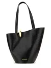 Jacquemus The Medium Bambola Asymmetric Leather Bucket Bag