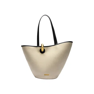 Pre-owned Jacquemus Le Bambola 'light Greige/black' | Grey | Women's Size Onesize In Gray