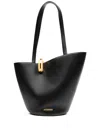 Jacquemus The Medium Bambola Asymmetric Leather Bucket Bag