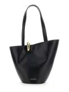 Jacquemus The Medium Bambola Asymmetric Leather Bucket Bag
