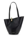 Jacquemus The Medium Bambola Asymmetric Leather Bucket Bag