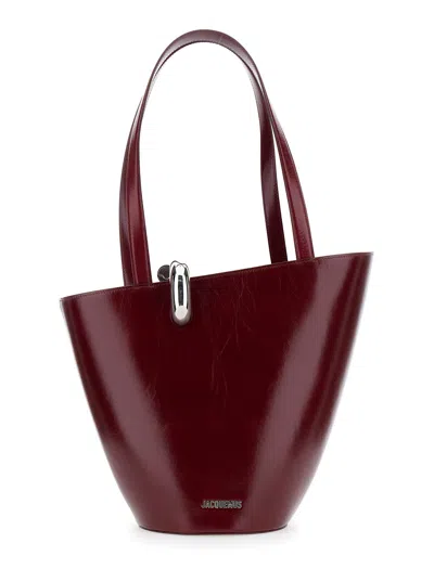 Jacquemus Le Bambola Moyen In Burgundy