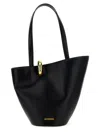 Jacquemus The Medium Bambola Asymmetric Leather Bucket Bag