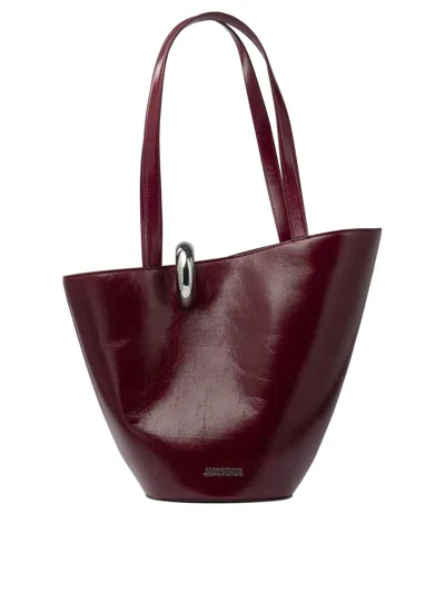Jacquemus "le Bambola" Shoulder Bag In Burgundy