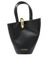 Jacquemus The Mini Bucket Bag Handles In Black