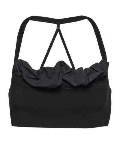 JACQUEMUS LE BANDEAU FRIVOLLI RUFFLED BRA TOP