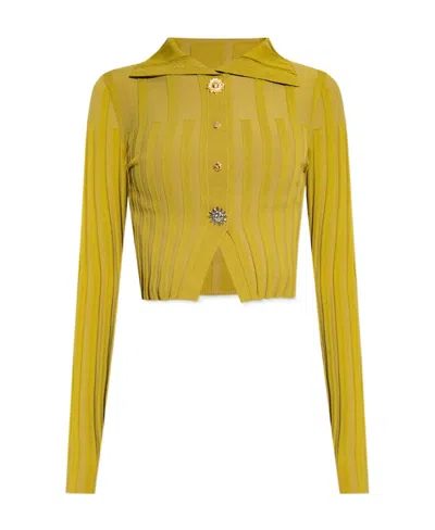 Jacquemus Le Bando Cardigan In Yellow