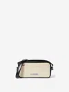Jacquemus The Banetto Leather-trimmed Cross Body Bag In Neutral