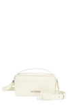Jacquemus Le Baneto Leather Camera Bag In White