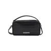 Jacquemus Rectangular Top Handle Shoulder Bag In Black