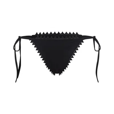 Jacquemus Le Bas De Maillot Picot In Black