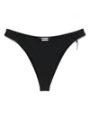 Jacquemus Le Bas De Maillot Signature Bikini Bottoms In Black