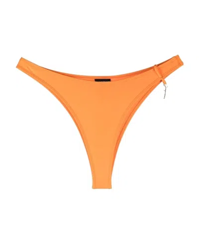Jacquemus Le Bas De Maillot Signature Bikini Bottoms In Orange