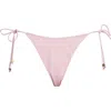 Jacquemus Le Bas De Plage Triangle Bikini Bottom In Pink