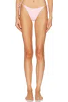 Jacquemus Le Bas De Plage Triangle Bikini Bottom In Pink