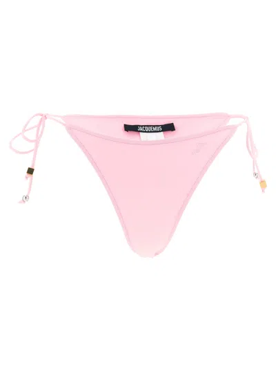 Jacquemus 'le Bas De Plage Triangle' Bikini Briefs In Pink