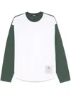 Jacquemus Logo Patch Baseball Long-sleeved T-shirt In 绿色