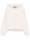 Jacquemus The Bateau Zip-up Windbreaker Jacket In White