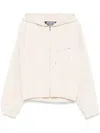 Jacquemus The Bateau Zip-up Windbreaker Jacket In White