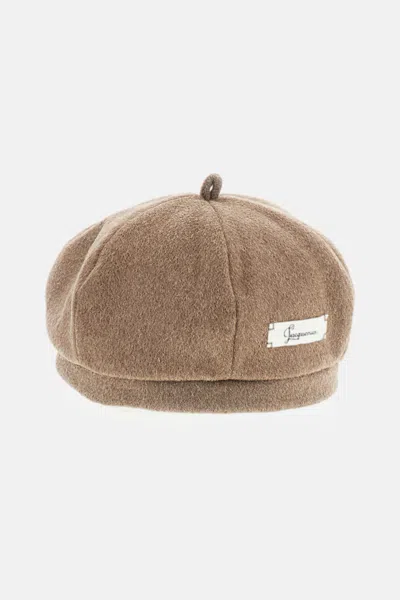 Jacquemus Le Beret Cavallo Basque In Brown