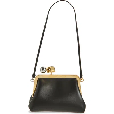 JACQUEMUS JACQUEMUS LE BERLINGOT LEATHER FRAME HANDBAG