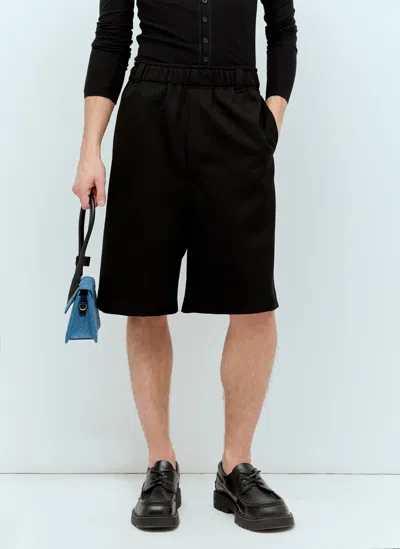 Jacquemus Le Bermuda Juego Shorts In Black