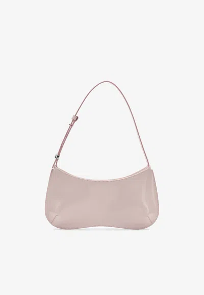 Jacquemus Le Bisou Beaded Shoulder Bag In Pink