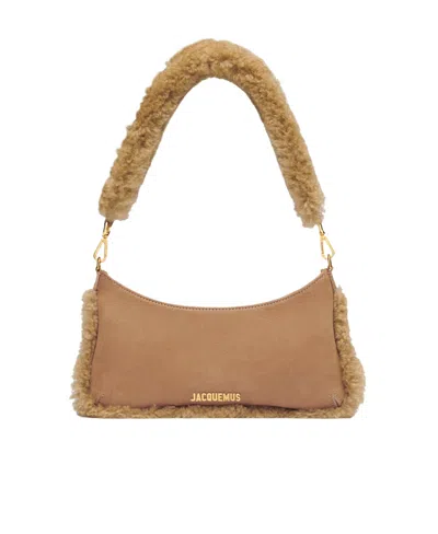 Jacquemus Le Bisou Doux Shoulder Bag In Brown