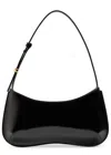 Jacquemus Versatile Shoulder Bag Adjustable Strap Smooth Finish In Black