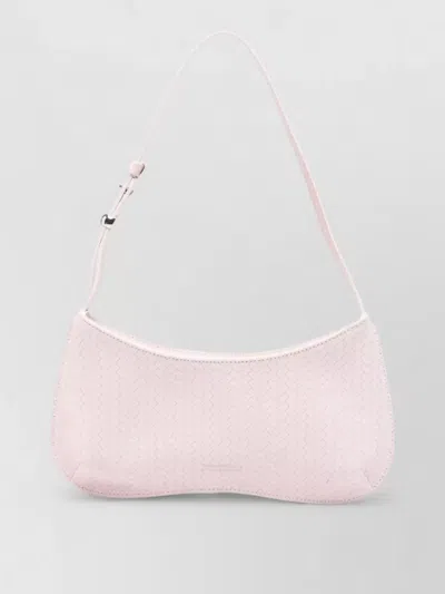 JACQUEMUS LE BISOU LEATHER SHOULDER BAG