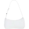 Jacquemus Le Bisou Leather Shoulder Bag In White