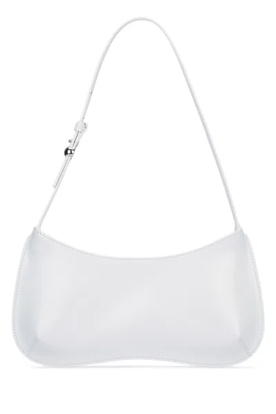 Jacquemus Le Bisou Mini Calf Leather Handbag In White