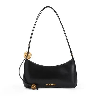 Jacquemus Le Bisou Perle Handbag In Black
