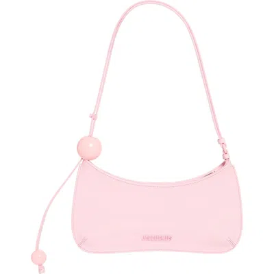 JACQUEMUS JACQUEMUS LE BISOU PERLE LEATHER SHOULDER BAG