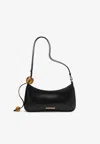 Jacquemus Women Black Top Zip Fastening Adjustable Shoulder Strap Internal Patch Pocket Contrast In Black