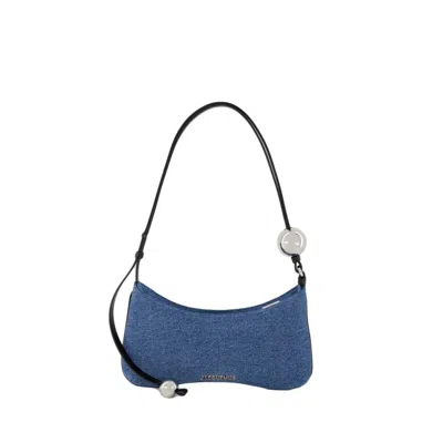 Jacquemus Le Bisou Perle Shoulder Bag - Cotton - Blue