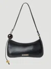Jacquemus Le Bisou Perle Shoulder Bag In Black