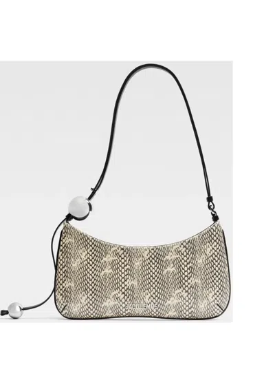 Jacquemus Le Bisou Perle Shoulder Bag In Neutrals
