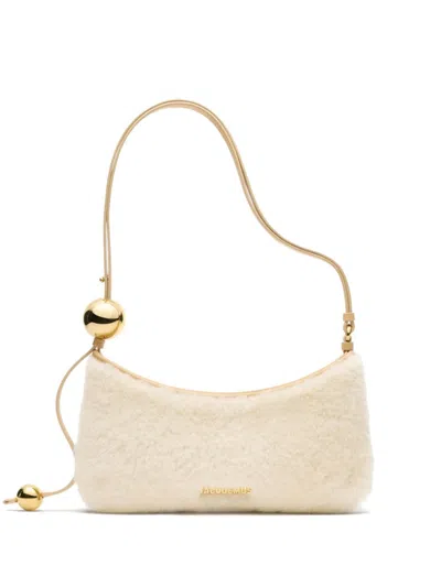 Jacquemus Le Bisou Perle Shoulder Bag In Neutrals